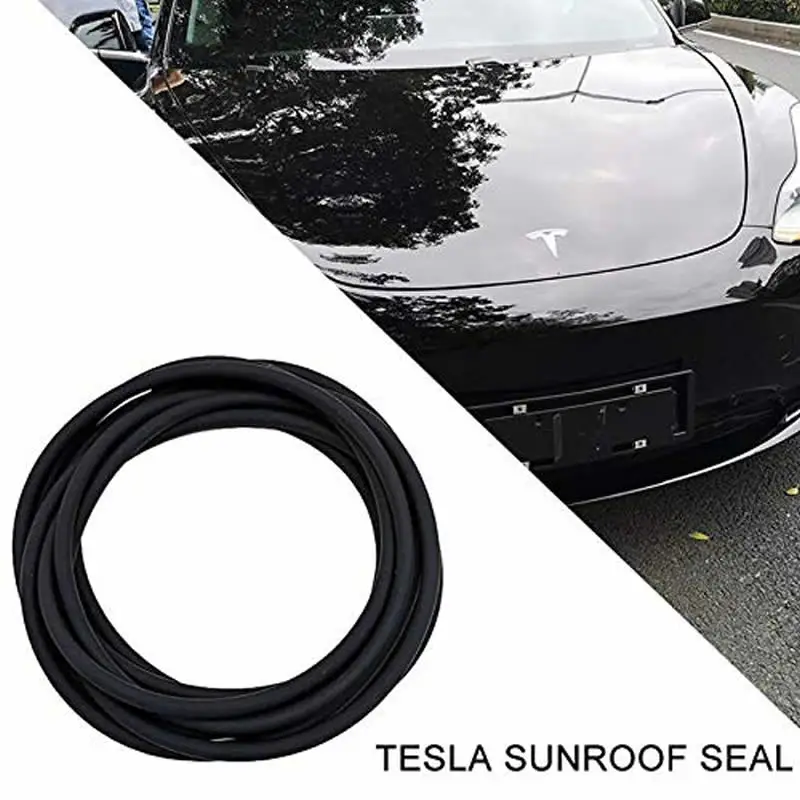 Quiet Seal Strip for Tesla Model 3, Windshield & Roof Wind Guard Noise Lowering Dampening Reduction Kit