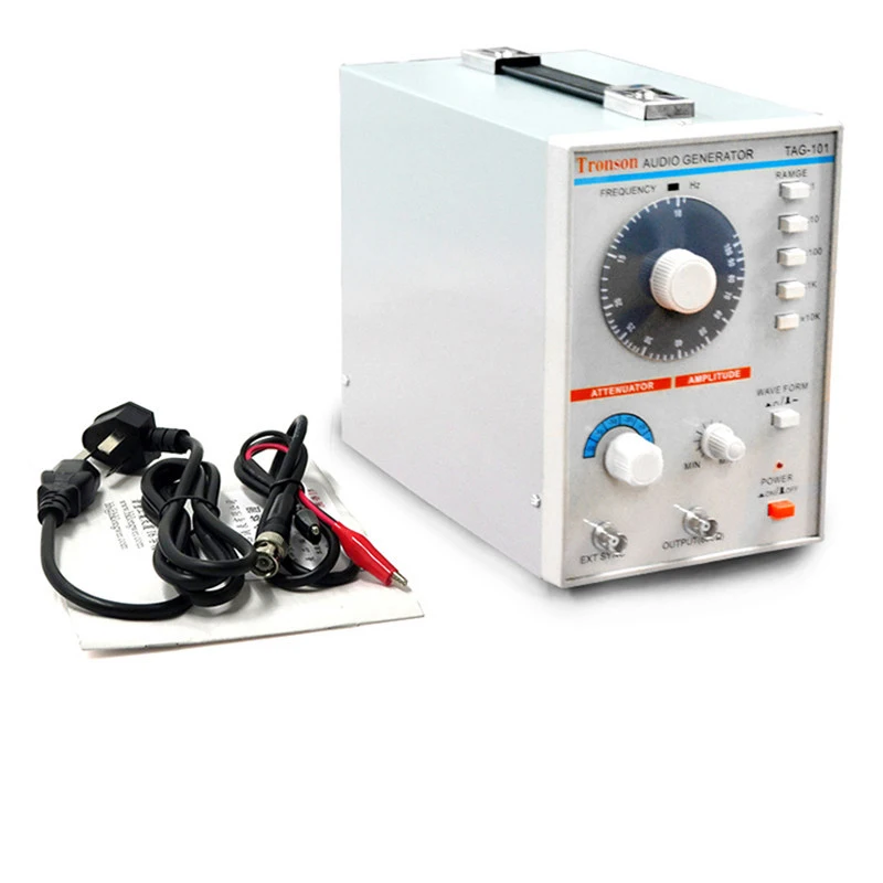 TAG-101 Low Frequency Function Generator, Digital Signal Generator, Audio Function, Measurement 10Hz-1MHz AC 100-240V