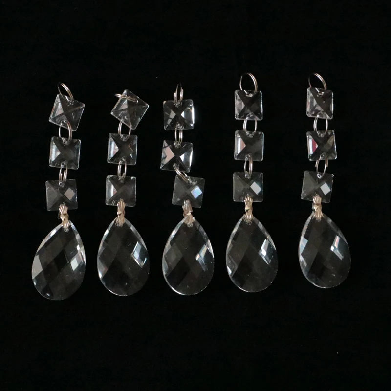 10Pcs 38Mm Clear Gl… - image