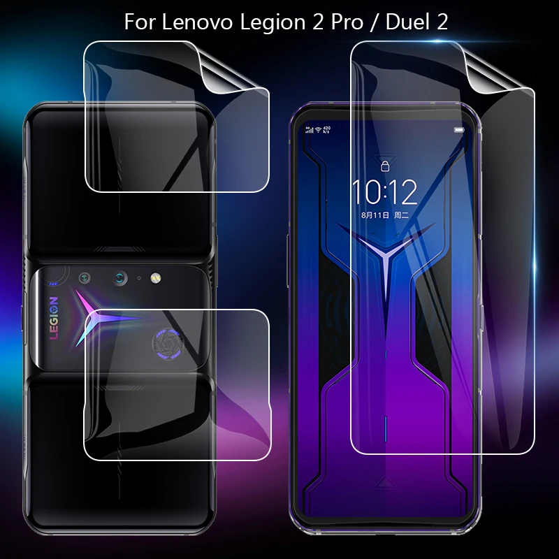 For Lenovo Legion 2 Pro 2Pro Duel 2 Clear TPU / Matte Anti-Fingerprints Hydrogel Full Cover Soft Screen Protector Film Not Glass