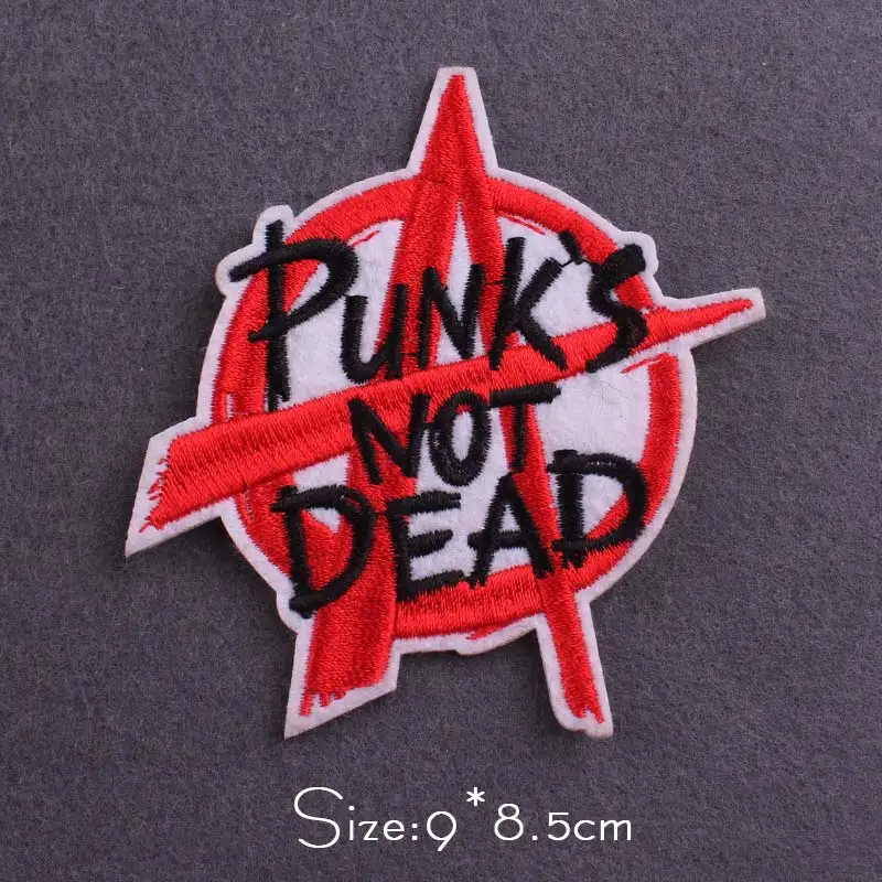 Metal Band Patches On Clothes Music Band Patch Iron On Patches For Clothes Hippie Rock Patch Punk Badge Stickers Appliques