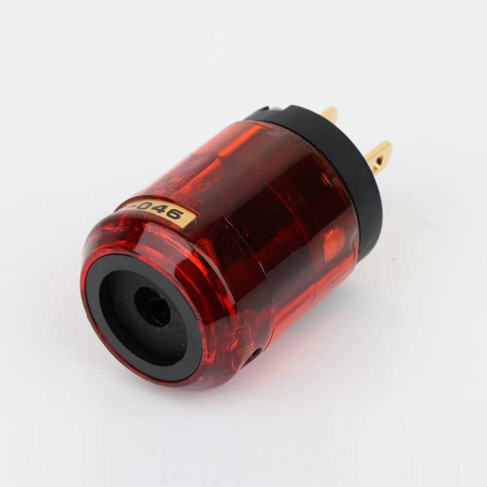 2 stück HIFI P-320/C-320 Kupfer UNS Version Schuko AC Power Stecker Ver IEC Stecker DIY – Detail 11