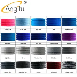 Angitu 10M/Lot 2mm PET Braided Expandable Sleeve For Nividia 3090ti 4090ti Power Cable Nylon High Density Tight Sheath 30colors