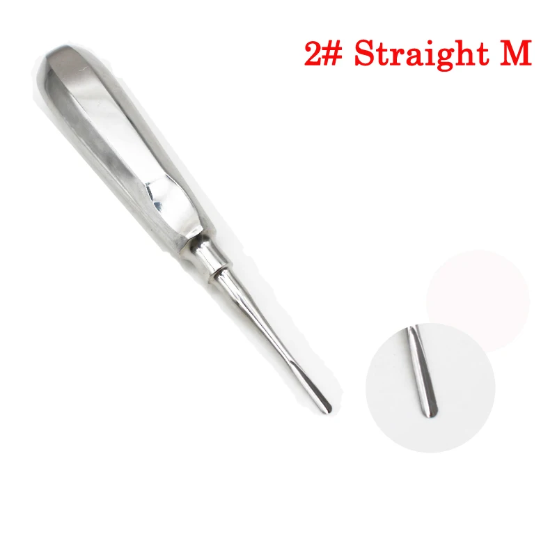 1 pcs Dentist Tools Surgical Instrument Tooth extraction Tool Stainless Steel Stright Curved teeth Elevator Dental Lab Dentistry