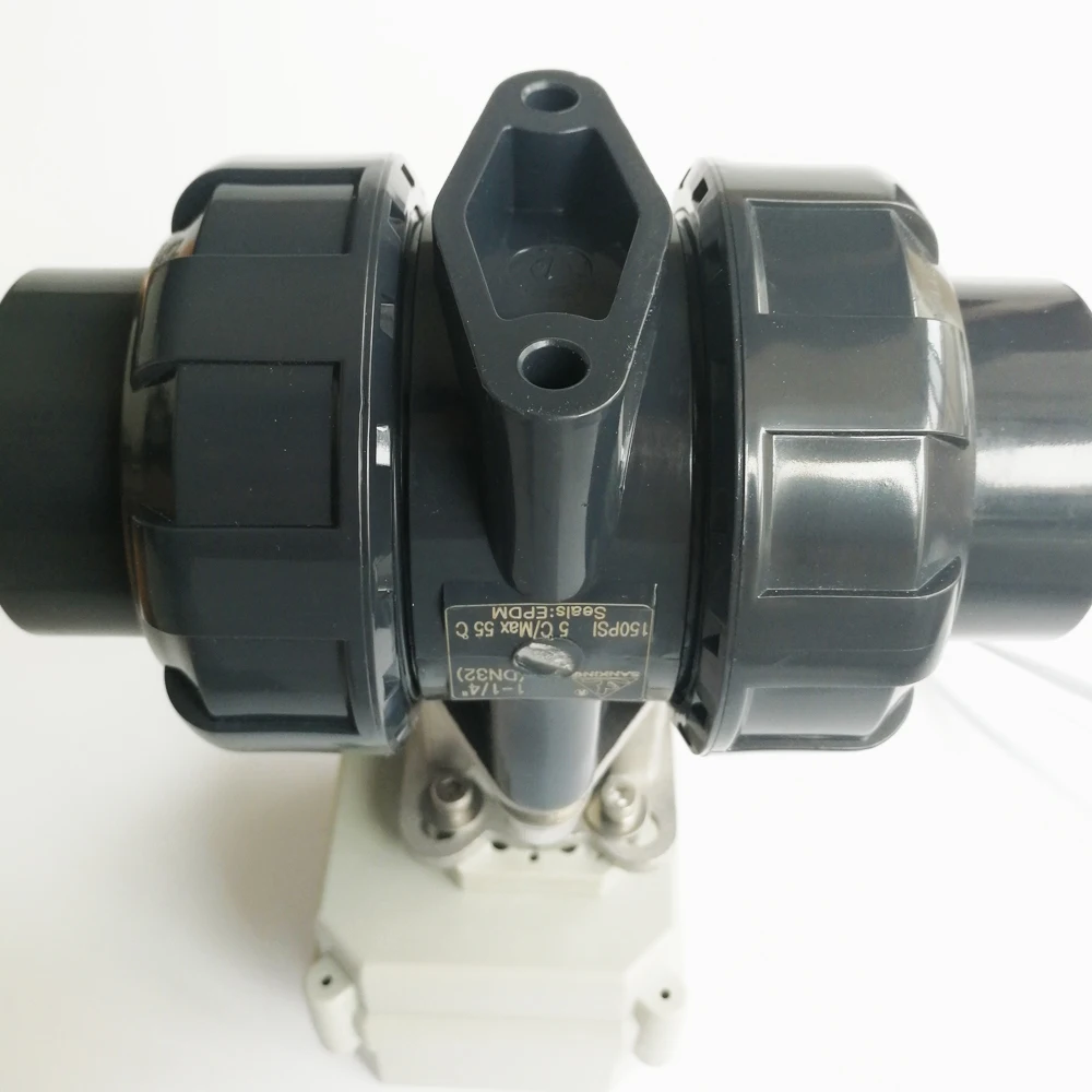 Imagem -06 - Válvula Esférica Motorizada Polegadas Fluído Bsp Npt Fios 10nm Liga Desliga 15 Sec para Aplicação em Água ce