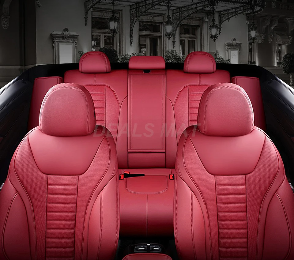 Rindsleder-Autositzbezüge nach Maß, Innenausstattung für Toyota Land Cruiser Prado 150 120 2004 Zubehör – Detail 4