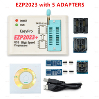 EZP2023 USB SPI Programmer CH554T + 12/18 Adapter Support 24 25 93 95 EEPROM Flash Bios Minipro Programming Compiler Calculator