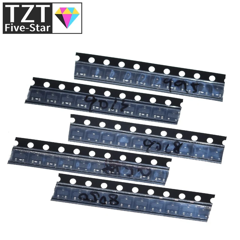 1/3 Stück S9013 S9014 S9015 S9018 MMBT3904 MMBT3906 SS8050 SS8550 2N5551 2SC1815 Insgesamt 10 Arten X10 Stück=100 Stück – Detail 7