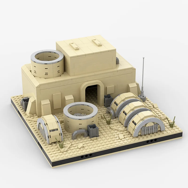 752 pz Desert centrale elettrica per un modulari Tatooines casa Villa MOC-56069 blocchi di costruzione mattoni modello fai da te giocattoli per bambini ragazzo regalo