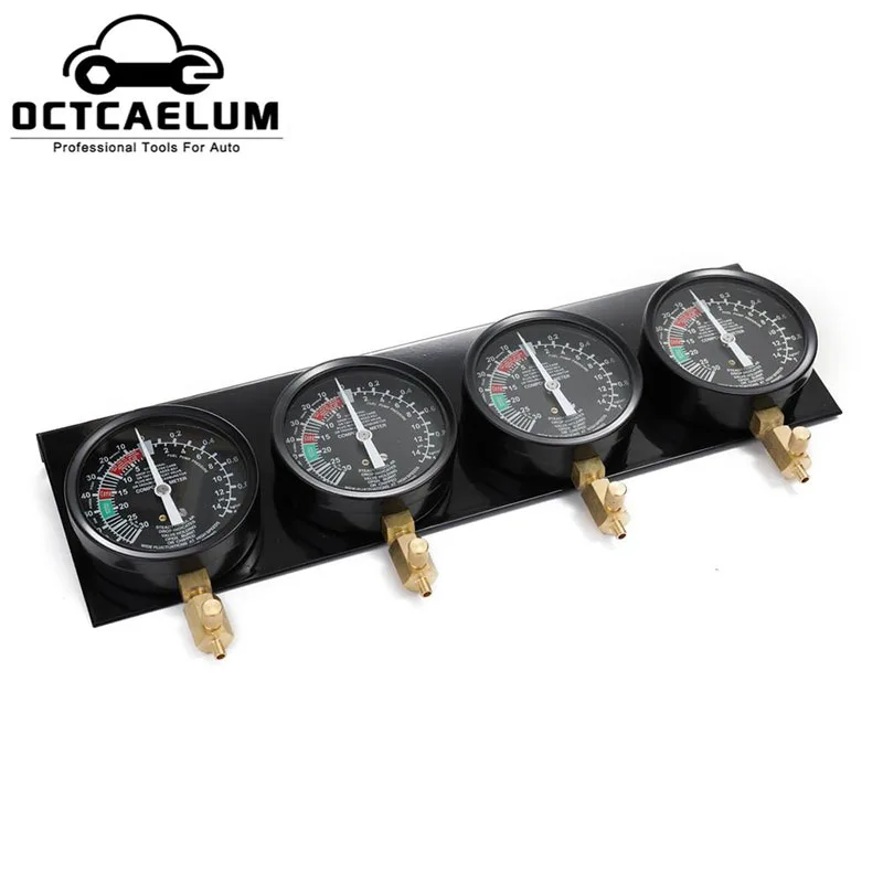 Universal Fuel Vacuum Carburetor Cylinder Tool Synchronizer Carb Sync Gauge Tuner Balancer Set