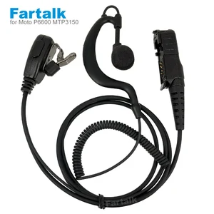 Motorola -Mikrofon -Headset, Bidirektional Funk Headset, DP2400, DP2600, XIR P6600, P6608, P6620, E8600, MTP3150, MTP3500 10 Hauptverkaufs -Headset mit Motorola Draht - №10