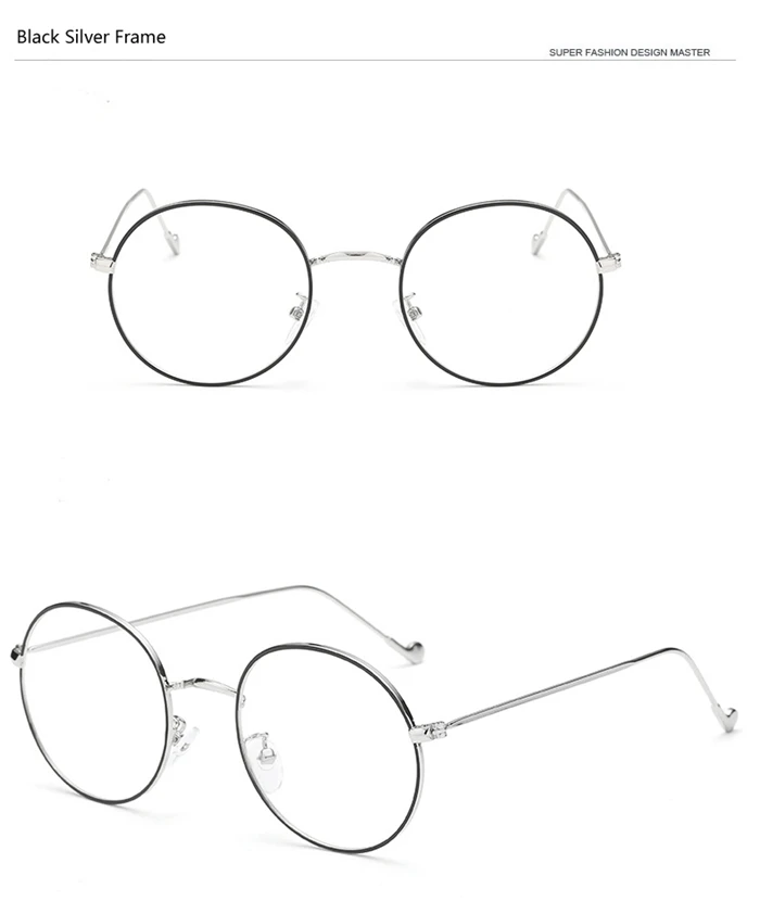 Frauen Runde Metall Brille Rahmen Mit Grad Männer Ultraleicht Fertig Myopie Gläser -0,5 -1 -1,5 -2 -2,5 -3 -3,5 -4 -4,5 -5 -6,0 – Detail 13