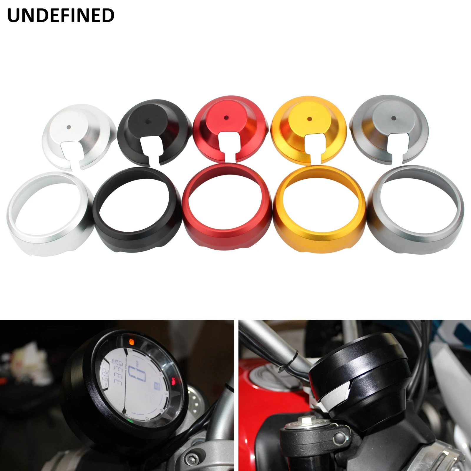 

Motorcycle Lower Instrument Panel Cover for Ducati Scramblers 400 Scrambler800cc All Years Aluminum Gauge Meter Protector Covers