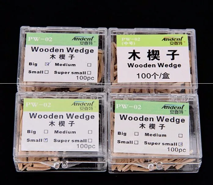 100pcs Dental materials Wooden wedge wedges