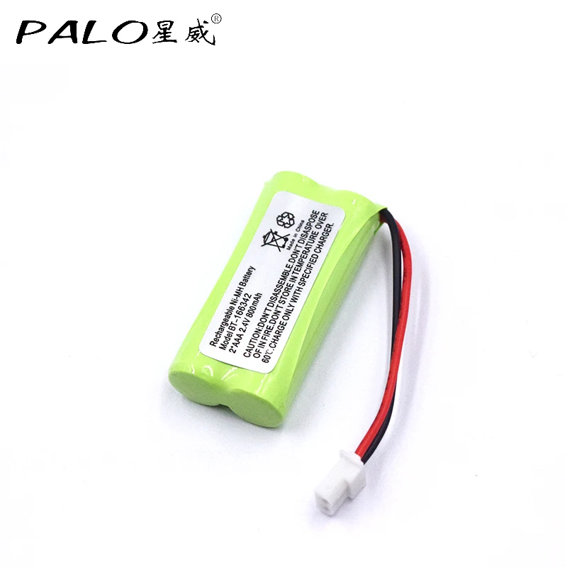 PALO BT-166342 2.4V 800mAh Ni-MH Rechargeable Battery pack inner cell for cordless phone BT-166342 515J