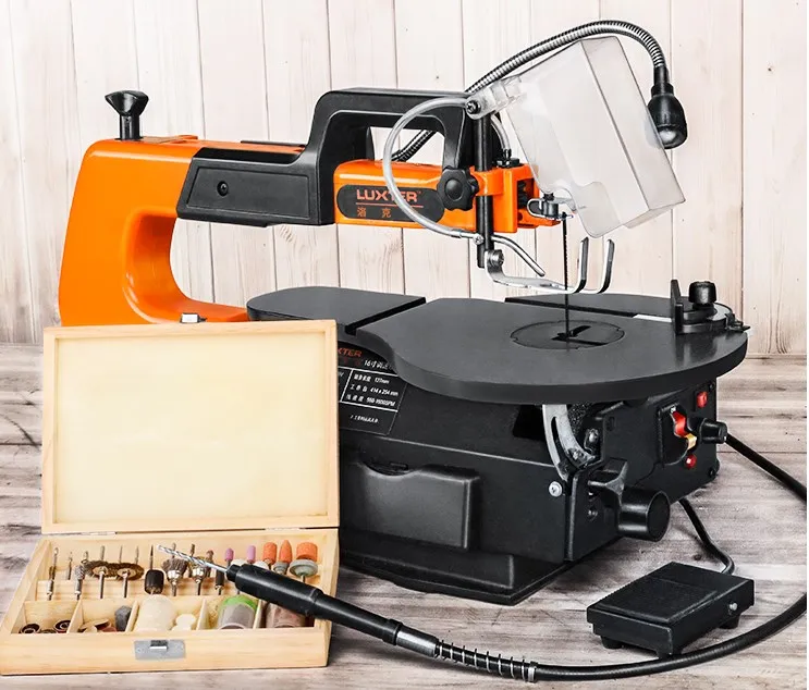 120WDIY spiral saw, adjustable speed cutting machine for sawing wood with a depth of 50mm