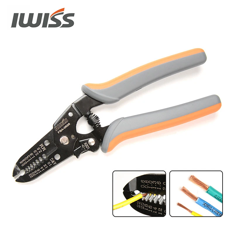 IWISS-Mini Crimper Tools, Open Barrel, Crimpagem 28-20AWG JAM, Molex, Tyco, Terminais JST e conectores, IWS-2820