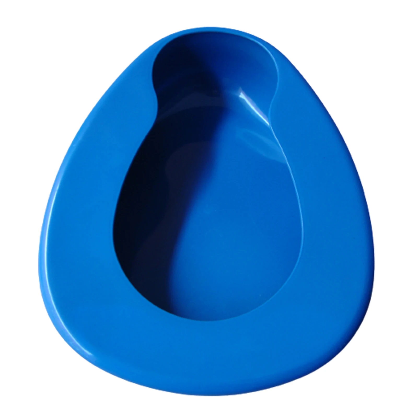 Blue Bedpan Seat Urinal for Bedridden Patient Elderly Care,Reusable Easy to Clean Patient Home Bed Pan