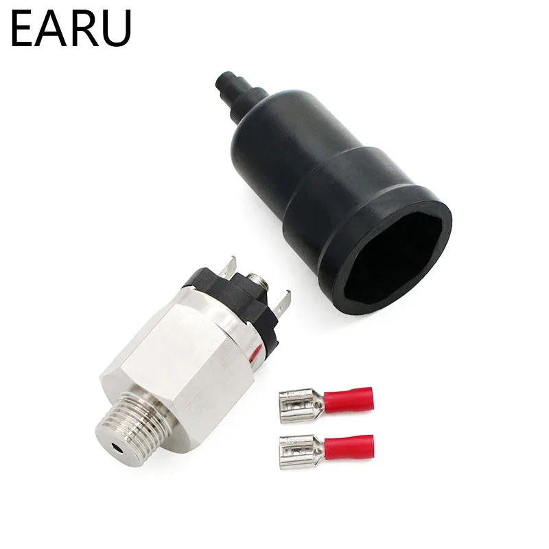 1/4\'\' Swtich Adjustable QPM11-NC / QPM11-NO Air Pressure Switch Wire External Thread Nozzle Pressure Controller Sensor Pnumatic