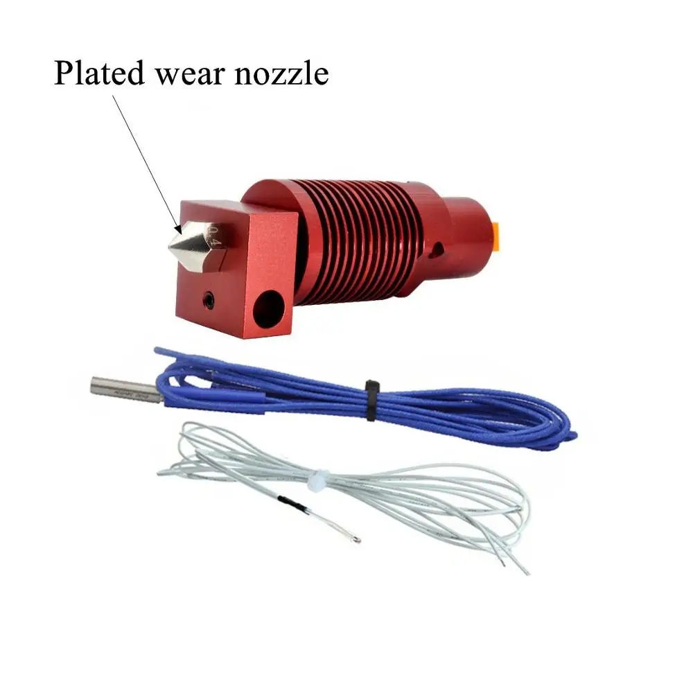 

High Quality 50W Upgrade CR10S PRO Hotend Plated Wear Resistant Brass 0.4mm Nozzle for Creality CR-10S Pro/CR-10 MAX 3D Printer