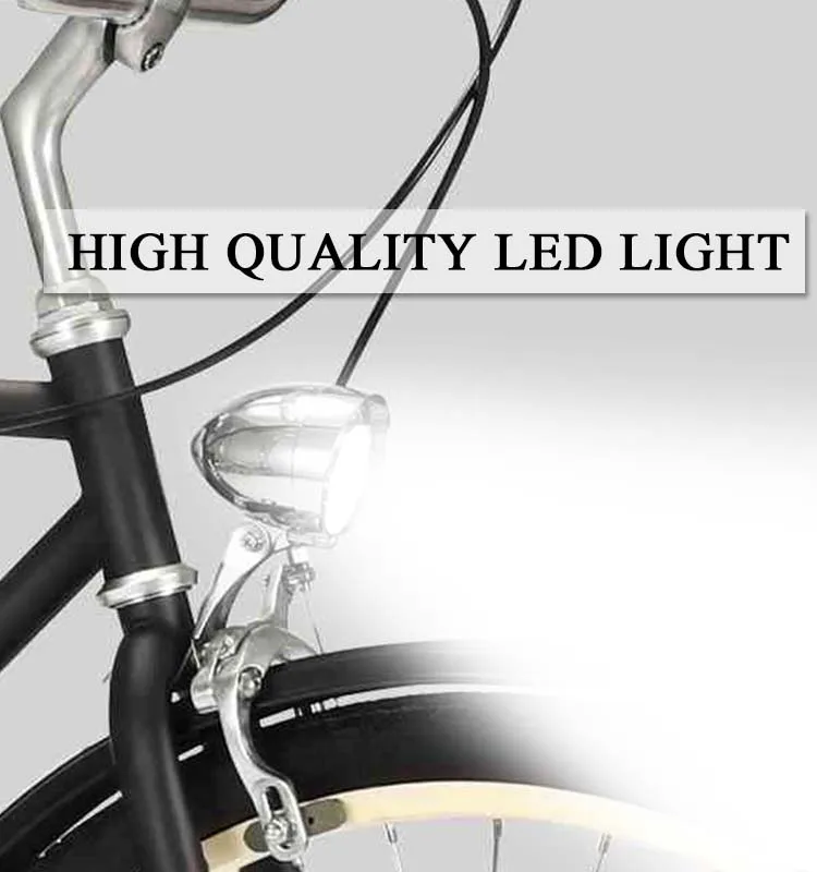 3 LED Bullet Vintage Bicycle Light Front MTB Cycling Flashing Waterproof Head Super Bright Night Safety Bike Accessories Light