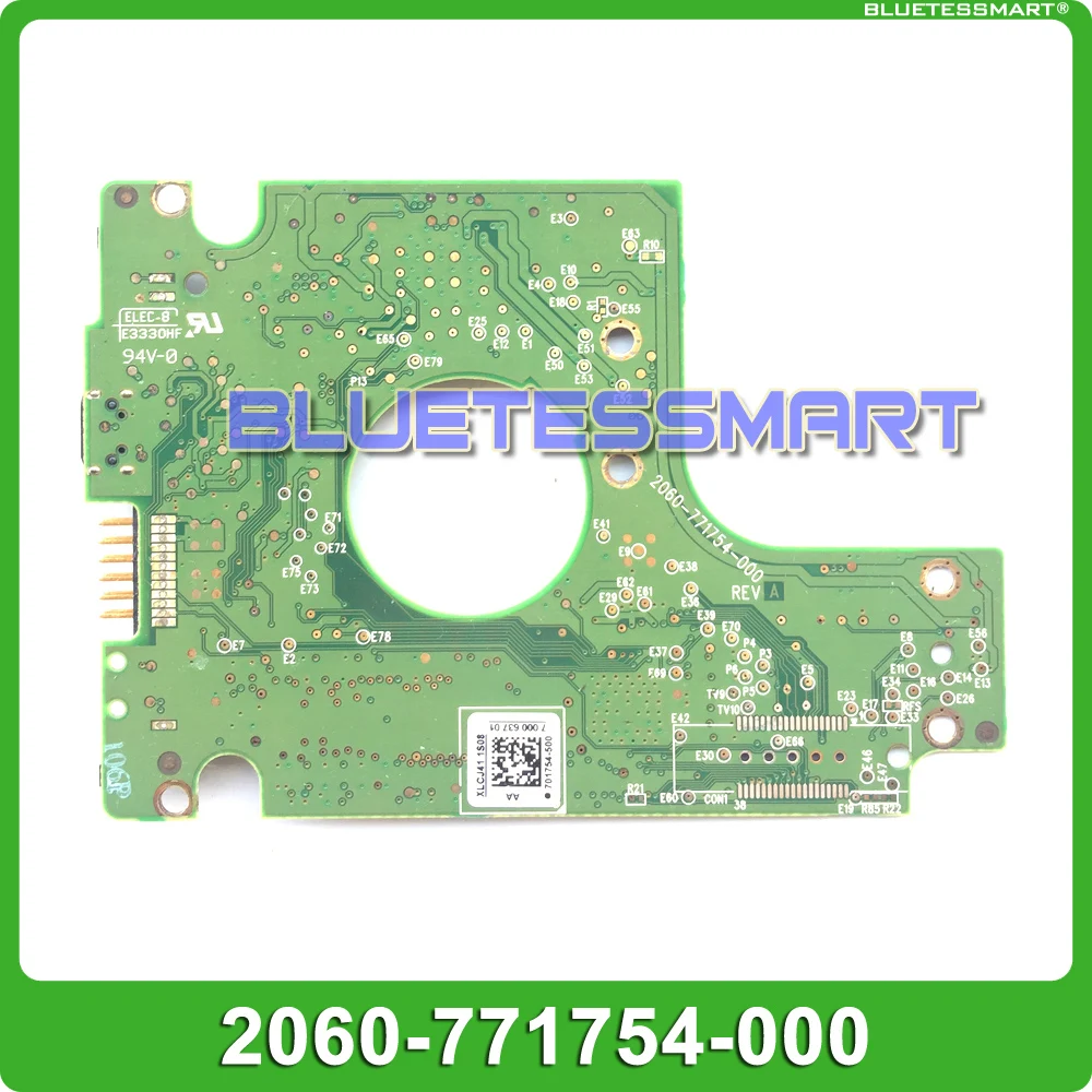 HDD PCB logic board 2060-771754-000 REV A/P1 for WD USB 2.0 hard drive repair data recovery  WD5000KMVV  WD7500TMVV  WD10TMVV