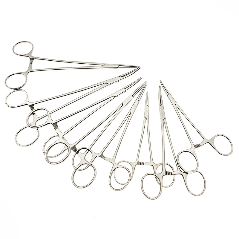 Stainless steel Hemostatic forceps Surgical Instrument hemostat  Veterinary Surgical Instruments