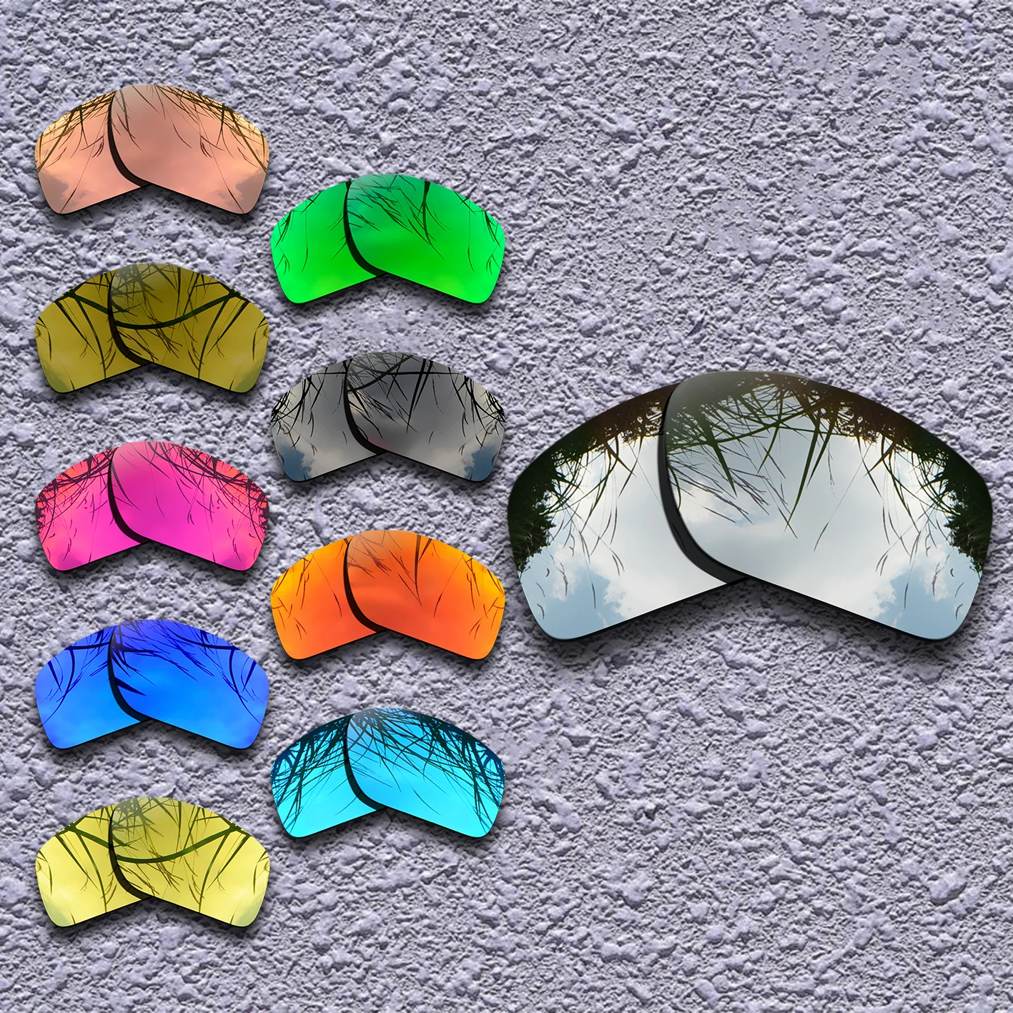 

Polarized Replacement Lenses for Oakley Split Shot Sunglasses - Multiple Choices