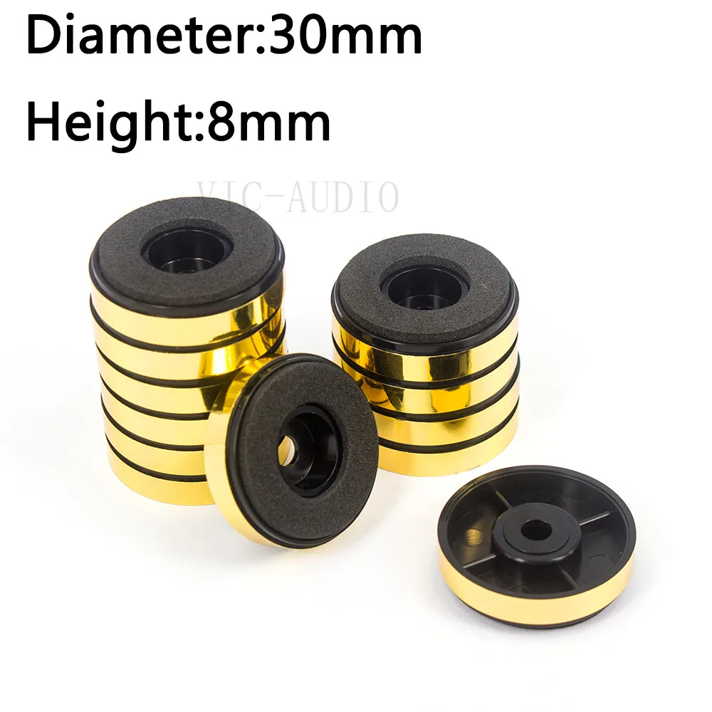 12PCS 30*8mm Plastic mats Amplifier Feet Speaker Turntable CD Player Computer DAC Machine Feet