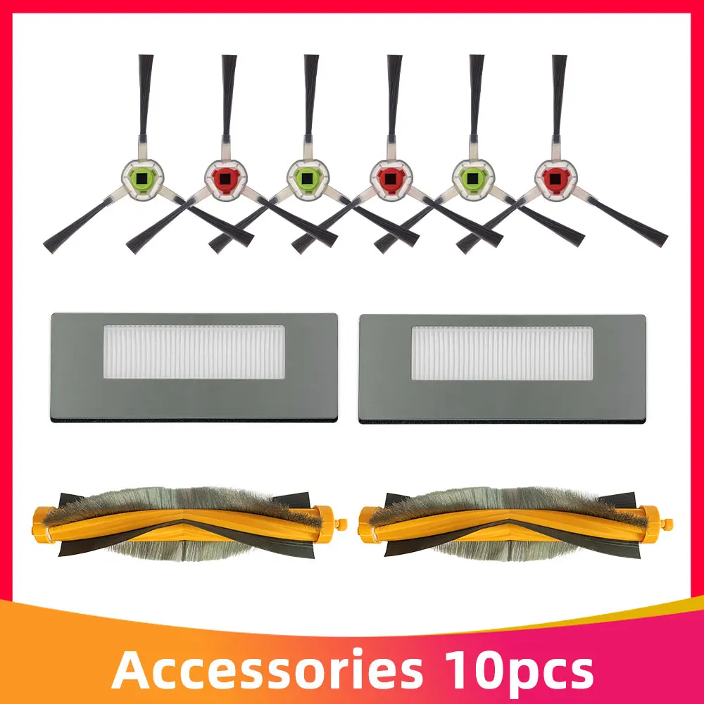 

Compatible For Ecovacs 900 901 M88 Robot Vacuum Cleaner Roller Side Brush Mop Cloth Hepa Filter Spare Parts Accessories