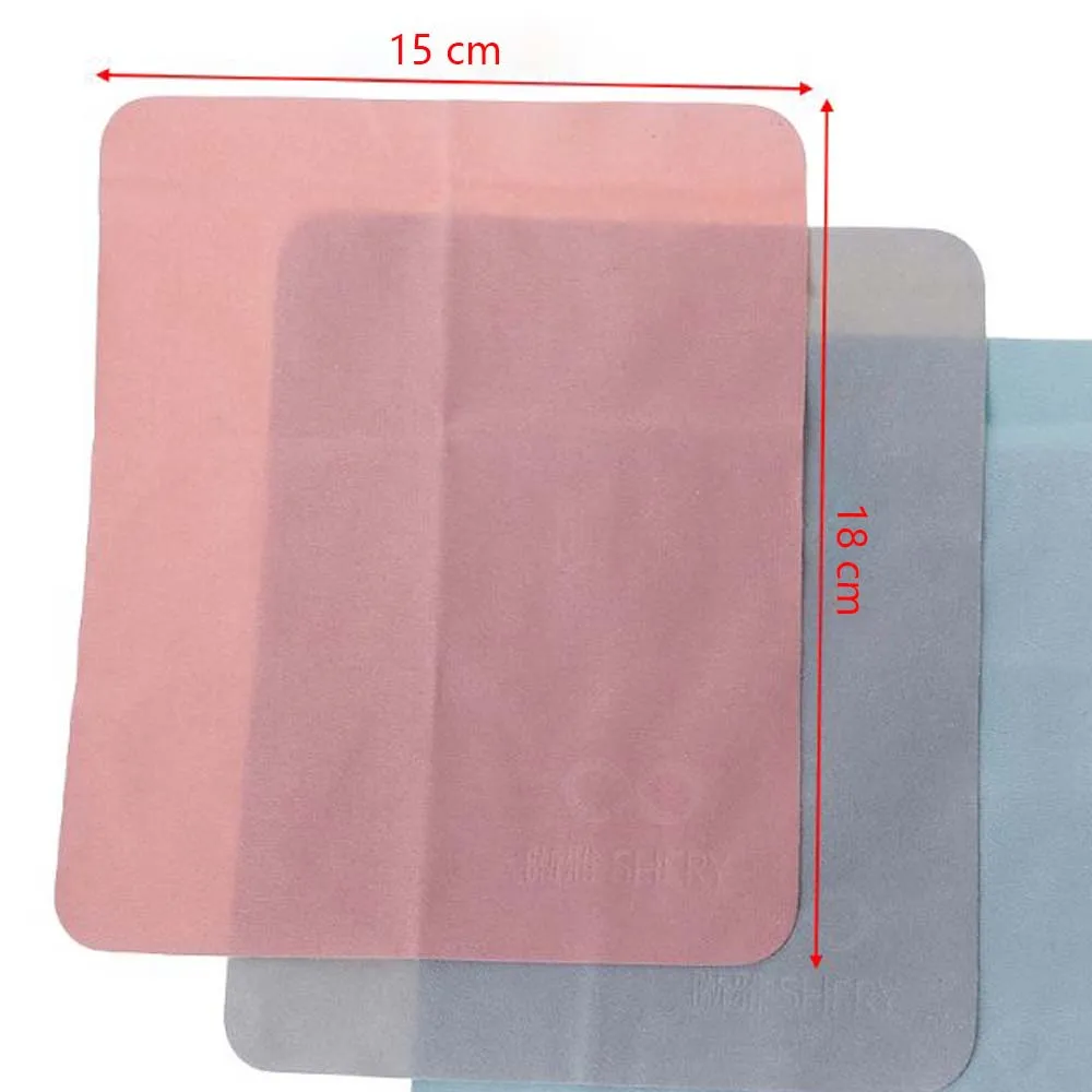 10pcs/Lot Suede Glasses Clean Microfiber Glasses Cleaning Cloth For Lens Phone Screen Cleaning Wipe High Quality
