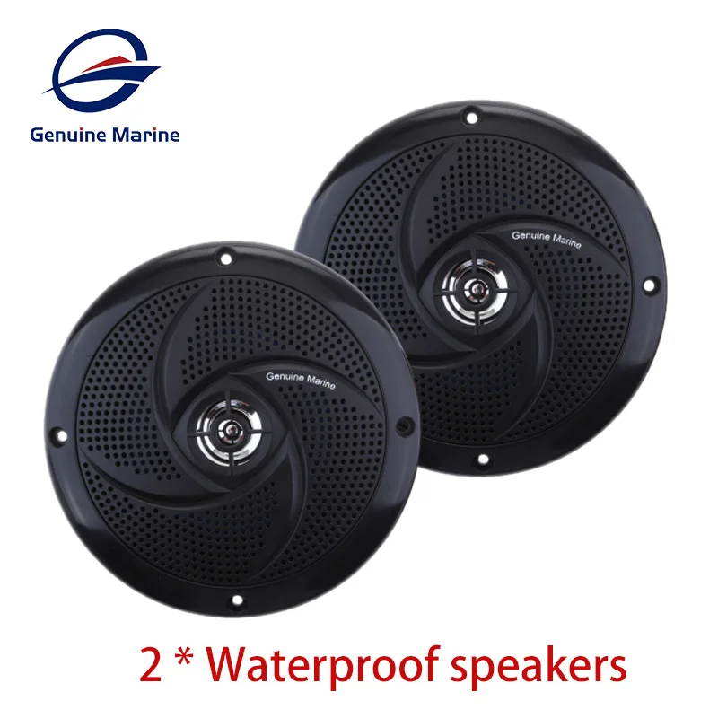 Genuine Marine 1 Set 5.25 Inch 40W Waterproof  Nautical Boat Speakers Motorcycle Sound Modified Audio For Car Yacht Accessories