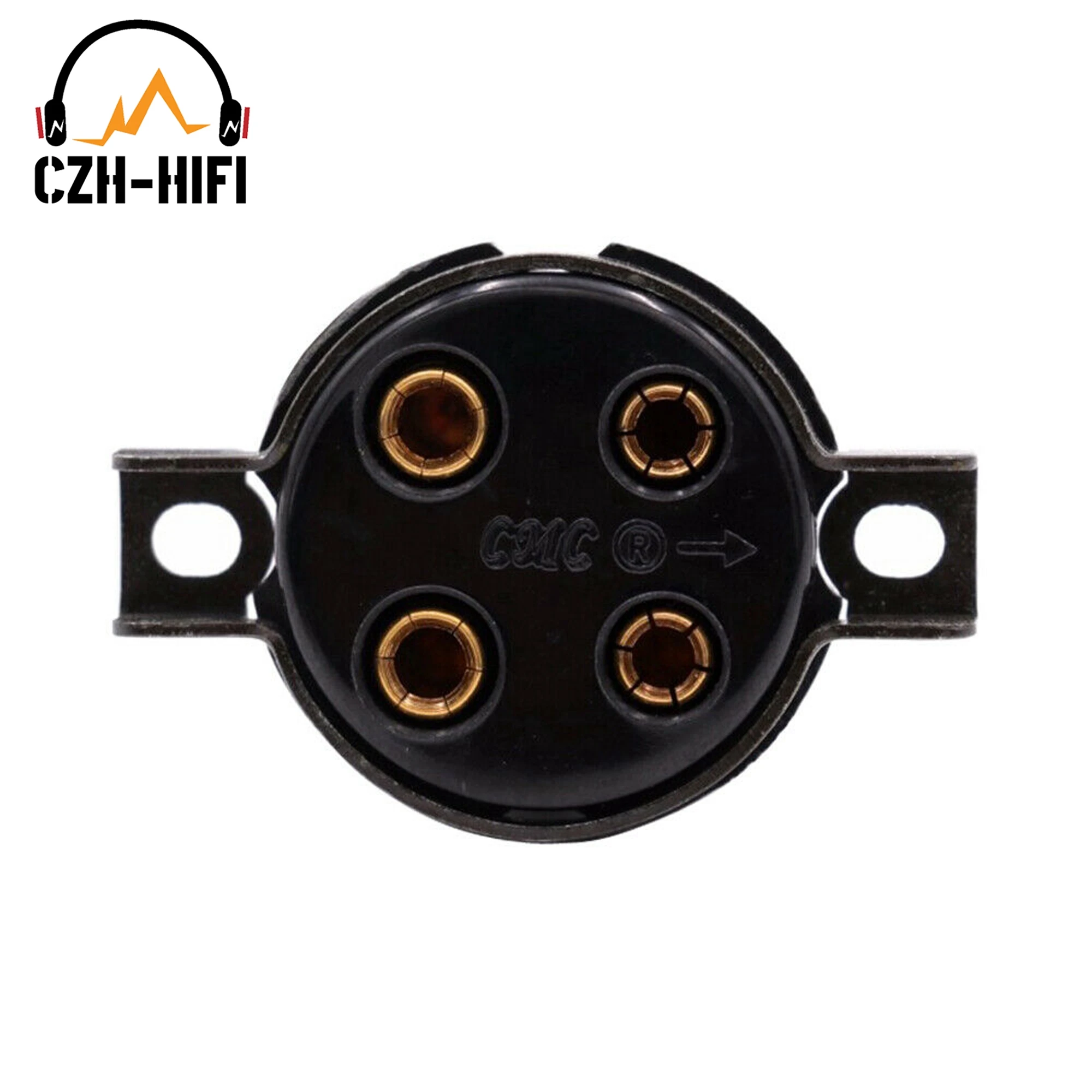 1PC CMC 4pin 8pin 9pin PTFE Bakelit Rohr Buchse Ventil Basis Für 300B 2A3 811 45 71A KT88 EL34 6V6 12AX7 ECC83 6DJ8 Audio DIY – Detail 3