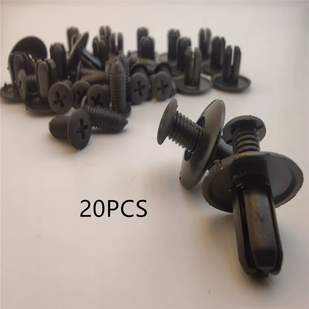 8mm Fender Push Rivet Fastener Bumper Retainer Pin Clips for Land Rover LR4 LR3 LR2 Range Rover Evoque Defender Discovery