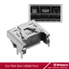 PS4 슬림 콘솔용 교체 HD 인터페이스, HDMI 호환 포트 커넥터 소켓 잭, 50 개, 100 개 2