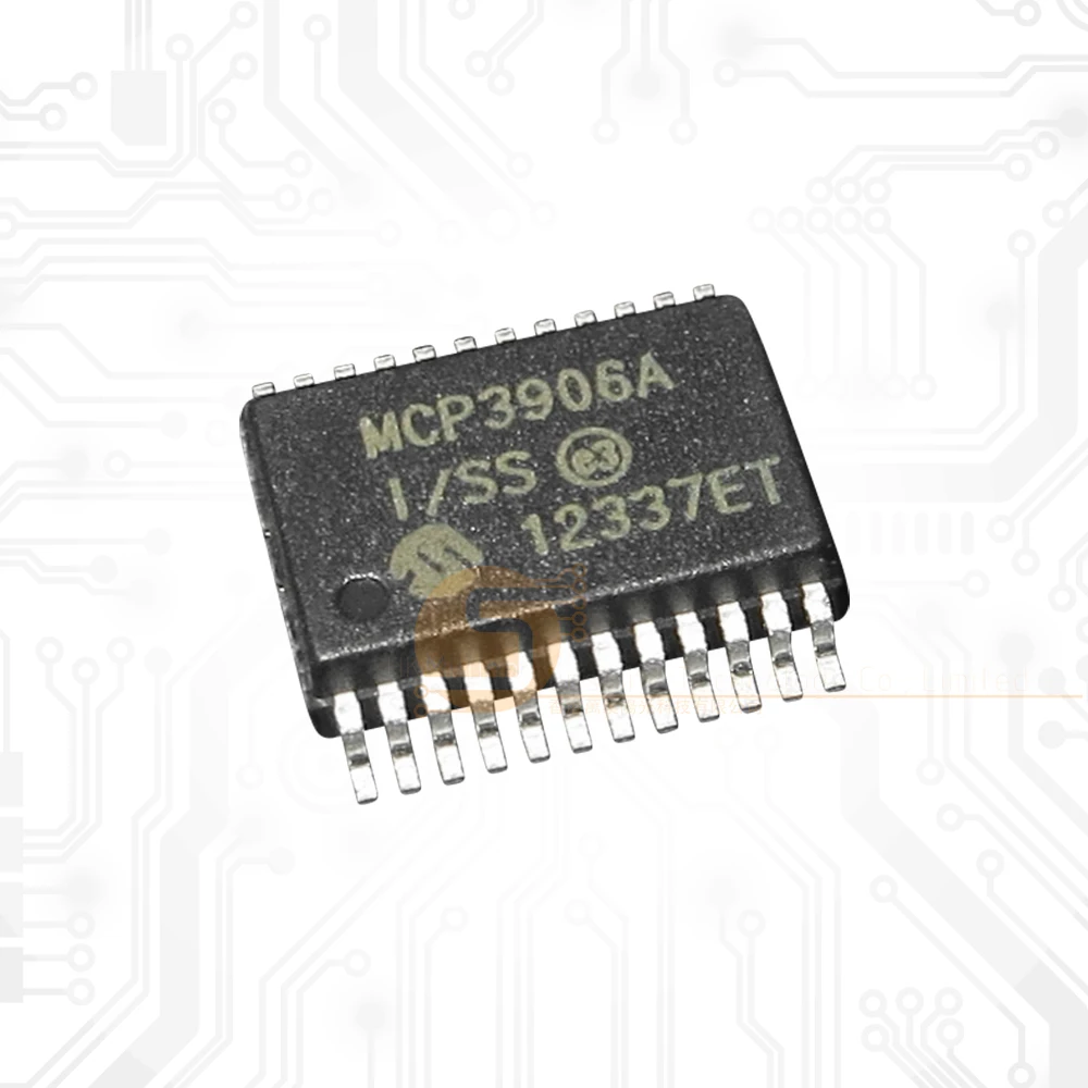 New Original MCP3906A-I/SS SOP24 MCP3906AISS IC POWER METERING-1 PHASE MCP3906A 24SSOP