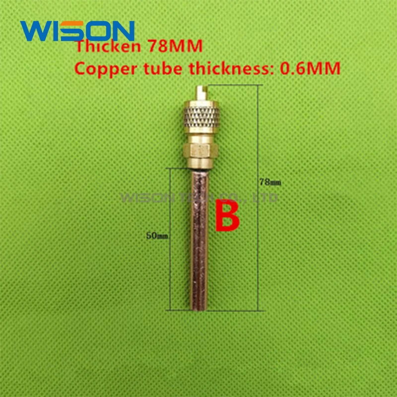 Válvula de retención de refrigerador, boquilla de fluoruro de refrigeración de aire acondicionado, boquilla de líquido, conector rápido, aguja de cobre de enfriador