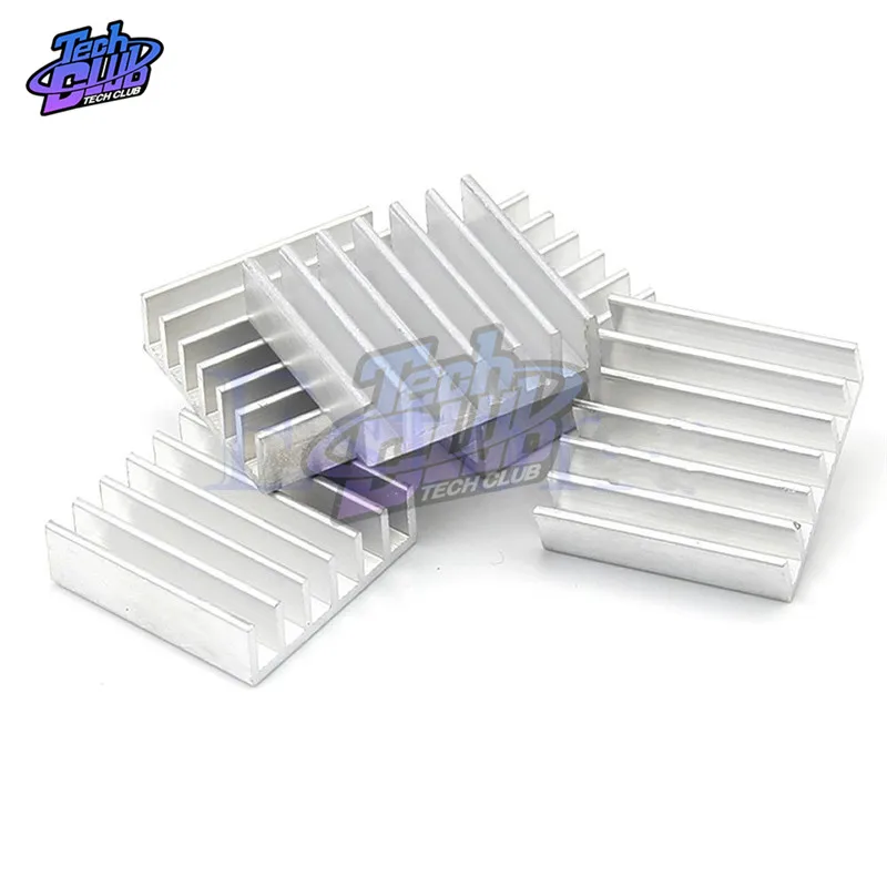 50pcs/Lot 20x20x6mm Radiator Aluminum Heatsink Extruded Heat Sink for LM2596 LM2577 LM2576 LED Electronic Heat Dissipation Cool