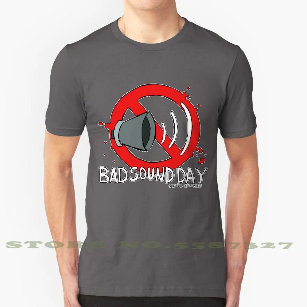 Bad Sound Day 100% Cotton T-Shirt Misophonia Sensory Processing Disorder Auditory Processing Disorder Autism