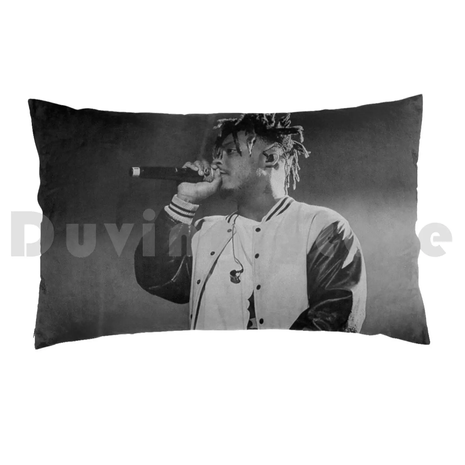 White Juice Black Pillow Case Printed 35x50 Music World Hiphop Rap Rapper Cool Fun Legends Cloud Wrld Meme