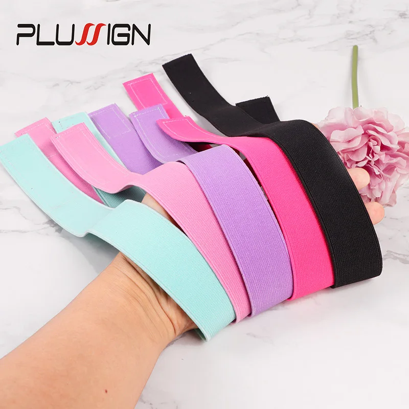 Plussign Wholesale 1Pcs/Lot Edge Band For Wigs Adjustable Velcro Lace Melting Band Frontal Band 2.5Cm 3Cm 3.5Cm 4Cm Headband