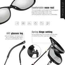 Fashion Photochromic Polarized Sunglasses for Women #4