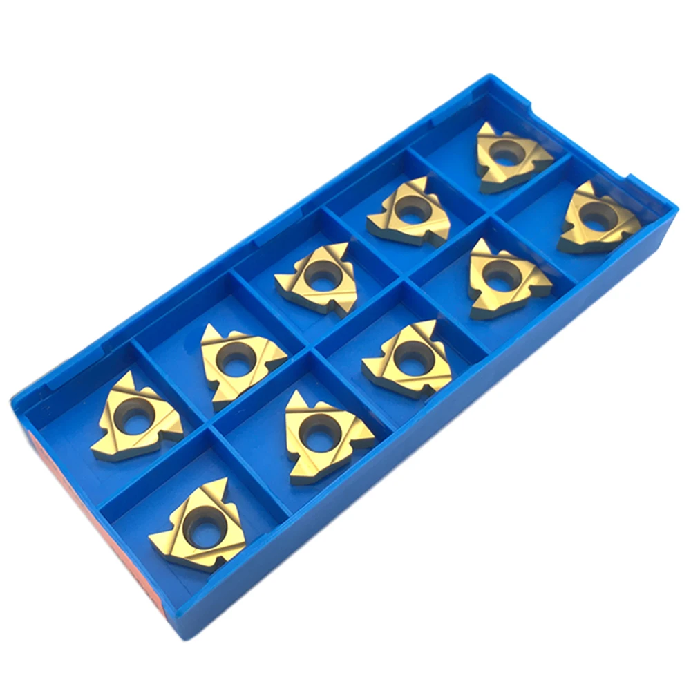 10Pcs 16ER AG60 A60 AG55คาร์ไบด์แทรกภายนอกหมุนเครื่องมือ CNC หลังเครื่องตัดเครื่องมือ16 ER สำหรับ SER ผู้ถือเครื่องมือ