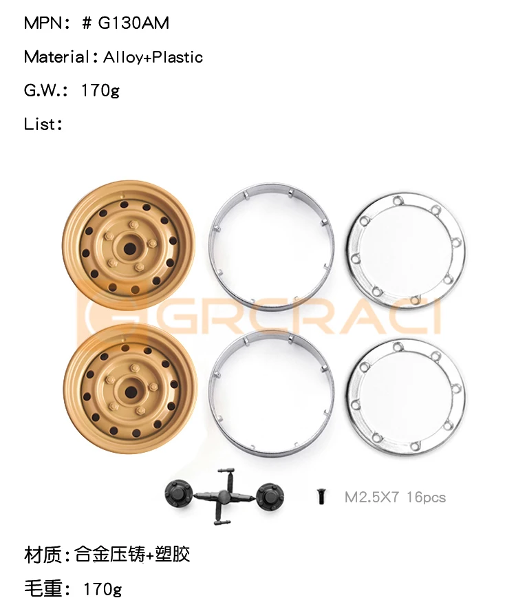 Ajrc 1,9 Zoll Camel Cup Wheels Retro Metallräder für Kletterauto für 1/10 Rc Kletterauto Traxxas Trx4 Rgt Axial Scx10 Rc4wd – Detail 4