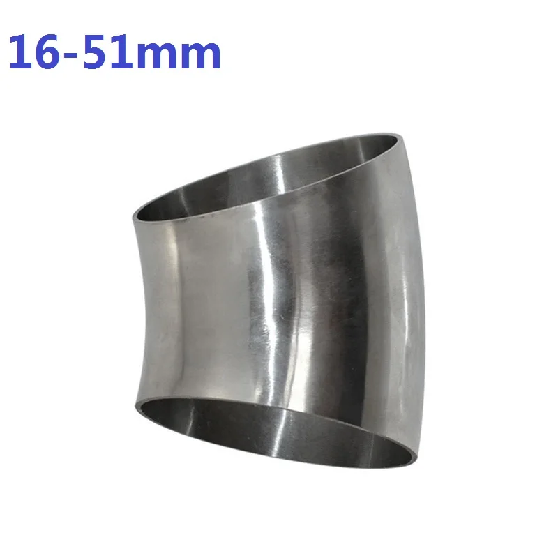

19mm-102mm SS304 Stainless Steel 45 Degree Weld Elbow Pipe- Fittings Car Accessories Exhaust Tube Bends