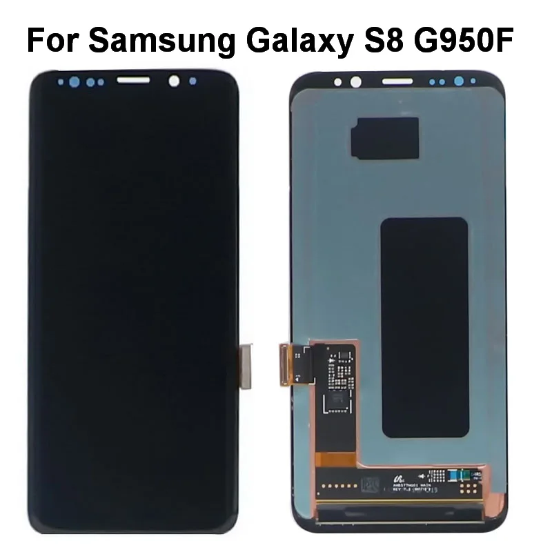 SUPER AMOLED S8 LCD For SAMSUNG Galaxy s8 G950 G950F G950U SM-G950F/DS G950V Lcd Display Touch Screen Digitizer Assembly