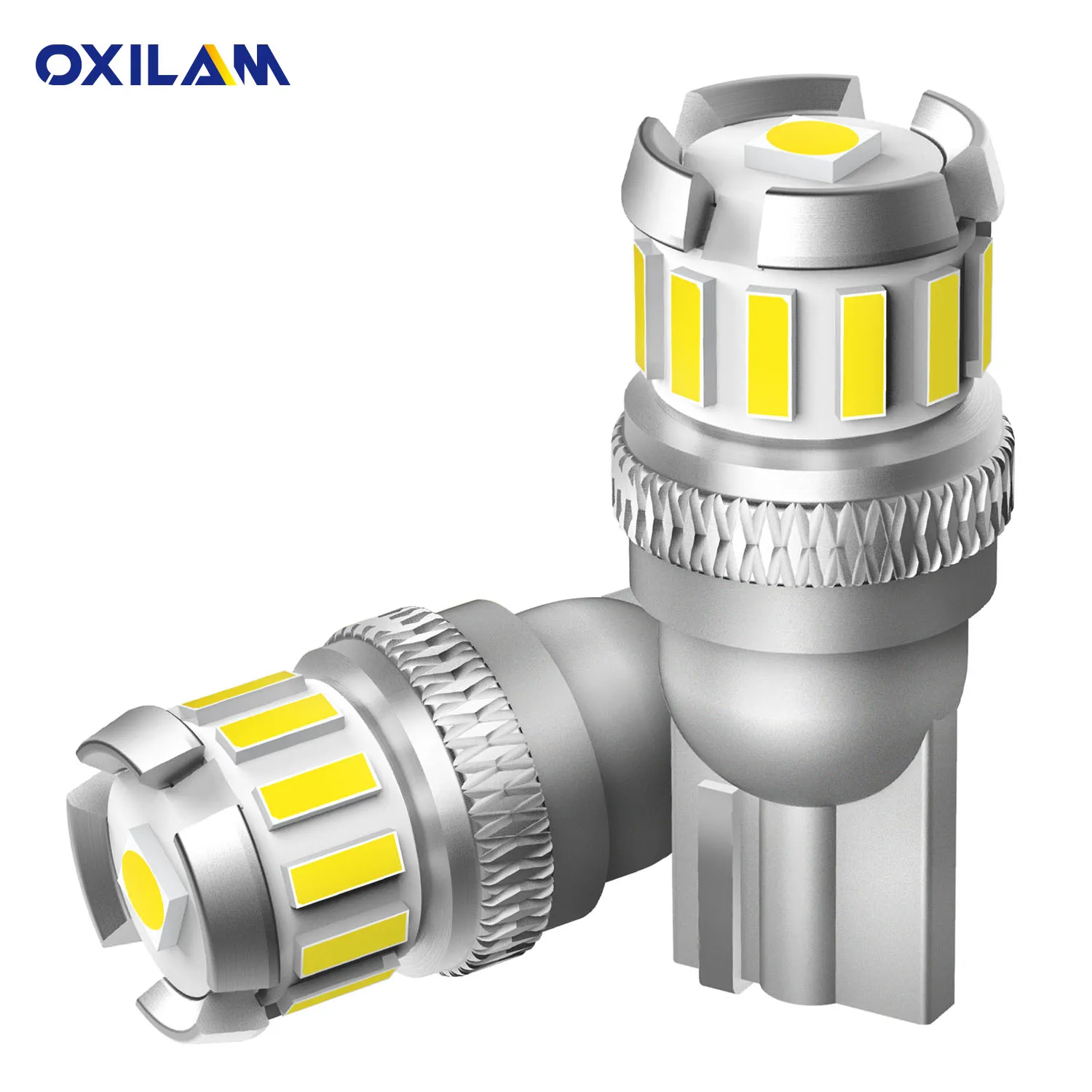 

OXILAM 2 шт. 240LM T10 W5W 194 168 LED CANBUS без ошибок 6500K белый для освещения салона автомобиля габаритные огни номерного знака