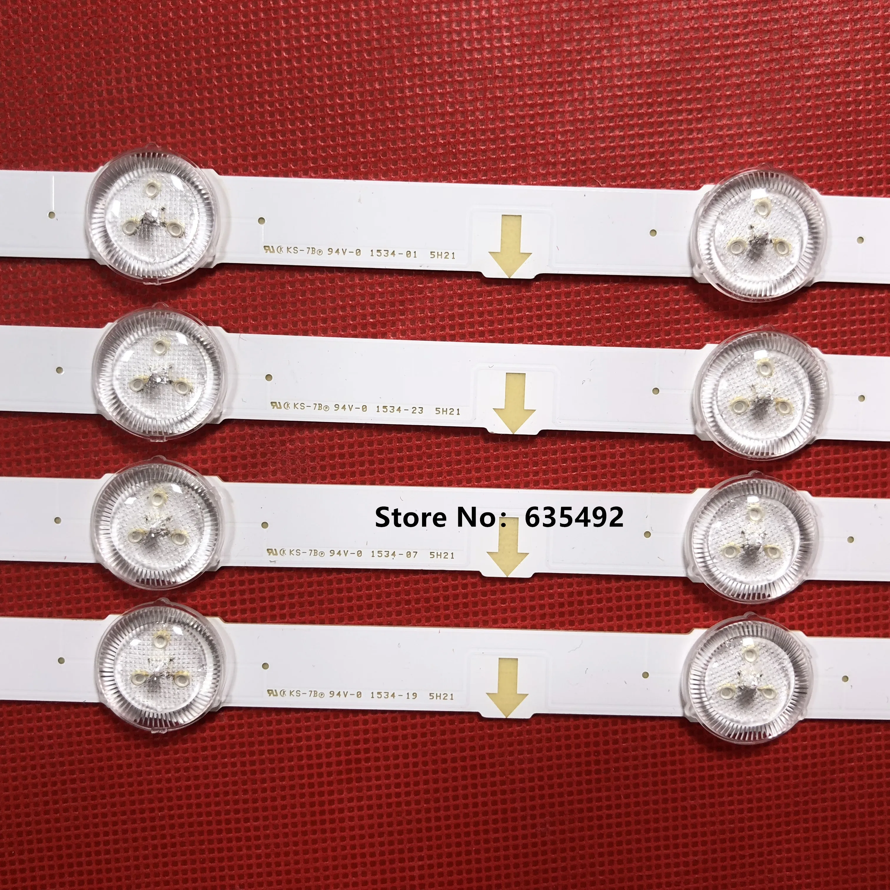 Strip LED baru untuk BN96-36336A R4 V5DF-430DCA-R1 V5DF-430DCB-R1 36337A