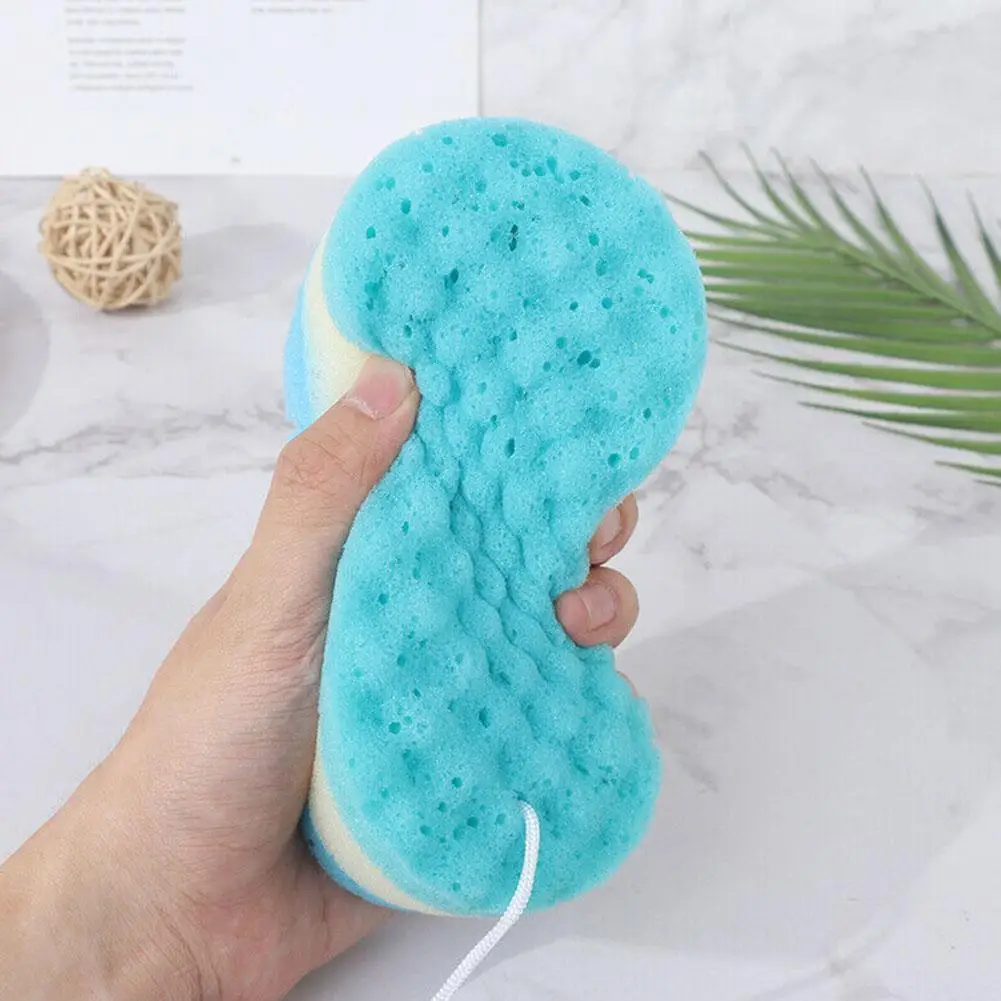 Three-layer Wave Bath Sponge Body Brush Shower Skin Clean Massage Cleaning Shower Brush Skin Remover For Kids Adults