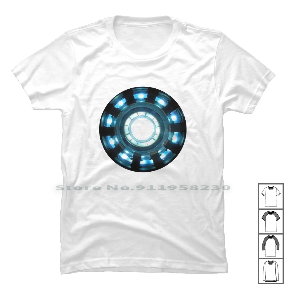 Arc Reactor New T Shirt 100% Cotton Reactor Actor War New Ark Arc Act To Me